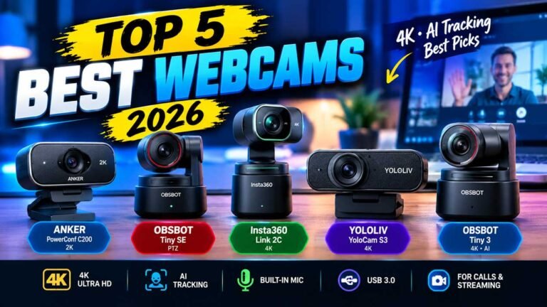 Top 5 Best Webcams Review