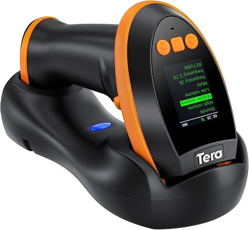 Tera HW0009 Pro Wireless Barcode Scanner with Screen