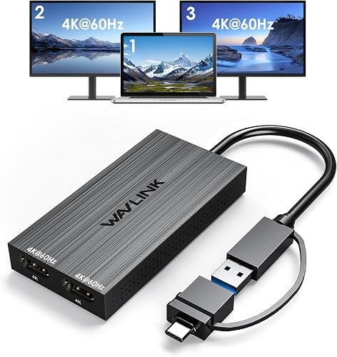 WAVLINK Dual HDMI 4K Adapter